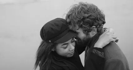 Horizontal video: A loving couple man showing affection 3704248. Duration: 31 seconds. Resolution: 4096x2160