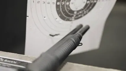 Horizontal video: Firearms in a firing range 5243161. Duration: 12 seconds. Resolution: 1920x1080