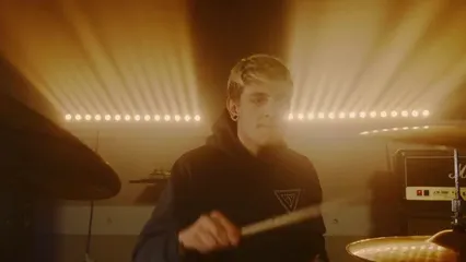Horizontal video: A drummer playing in an event 6274539. Duration: 14 seconds. Resolution: 3840x2160