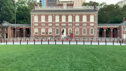 Horizontal video: The historic indepence hall building in pennsylvania 4988273. Duration: 12 seconds. Resolution: 1920x1080