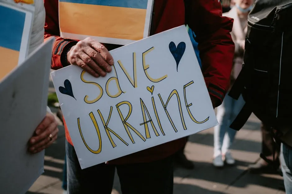 Sign Save Ukraine on Protest Against War in Ukraine 