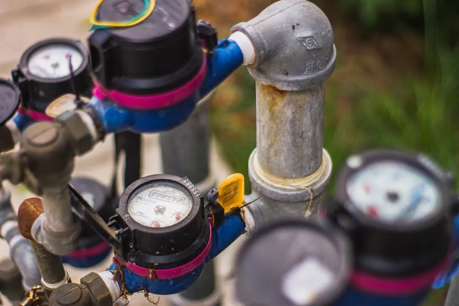 Close Up of Water Meter