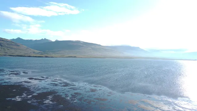 Horizontal video: Breathtaking aerial view of icelandic coastline 29203998. Duration: 39 seconds. Resolution: 3840x2160