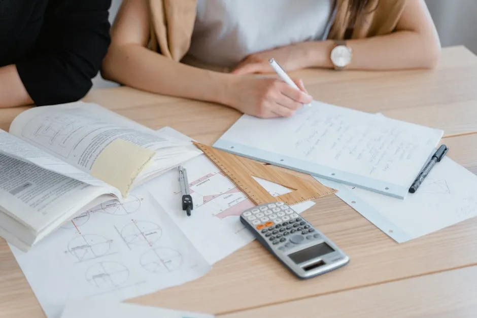A Woman Taking Notes