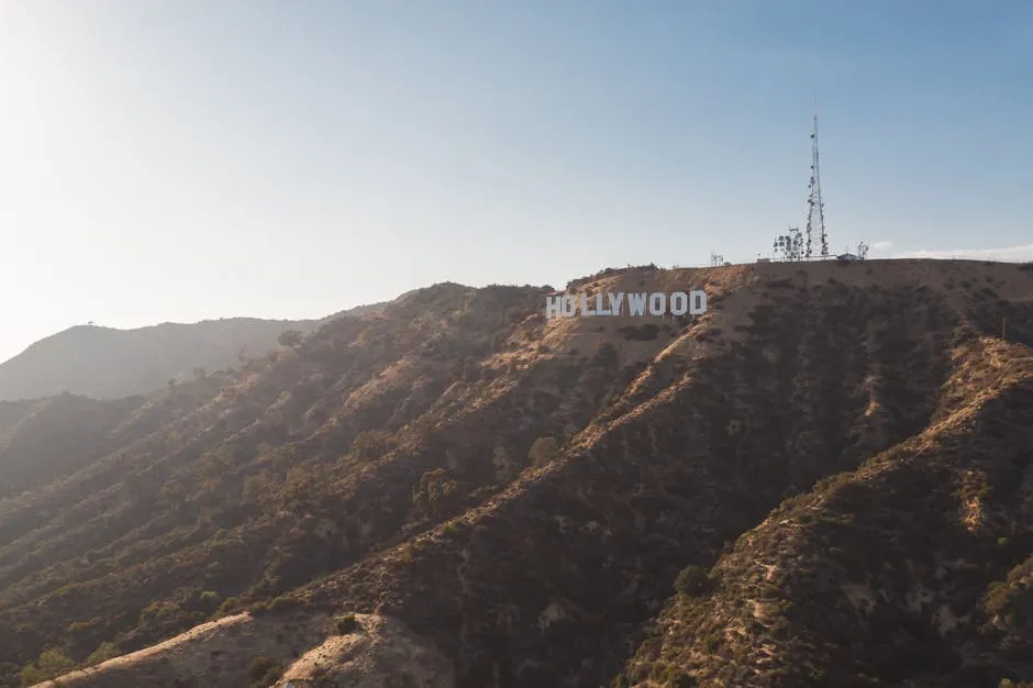 Hollywood Sign on Mount Lee