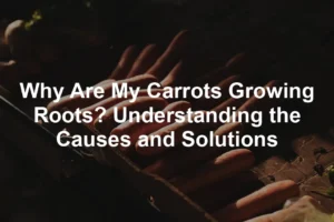 Featured image for Why Are My Carrots Growing Roots? Understanding the Causes and Solutions