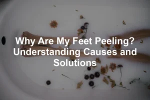 Featured image for Why Are My Feet Peeling? Understanding Causes and Solutions