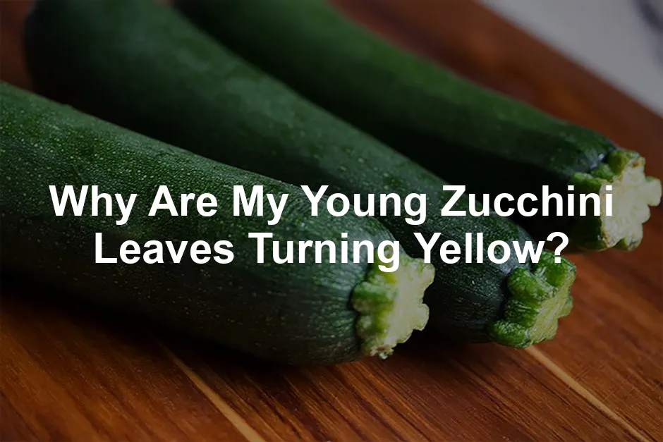 Featured image for Why Are My Young Zucchini Leaves Turning Yellow?