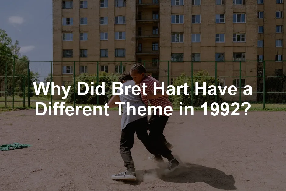 Featured image for Why Did Bret Hart Have a Different Theme in 1992?