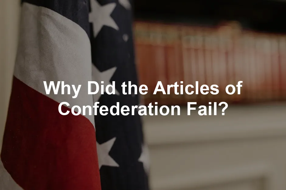 Featured image for Why Did the Articles of Confederation Fail?