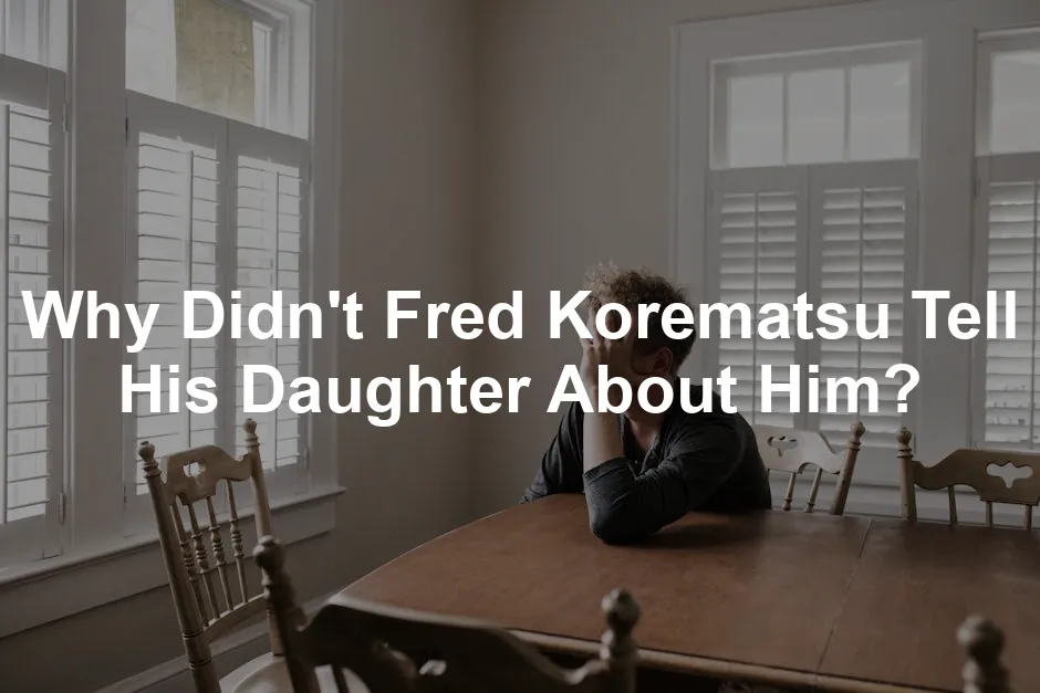 Featured image for Why Didn't Fred Korematsu Tell His Daughter About Him?