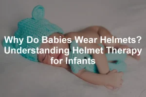 Featured image for Why Do Babies Wear Helmets? Understanding Helmet Therapy for Infants