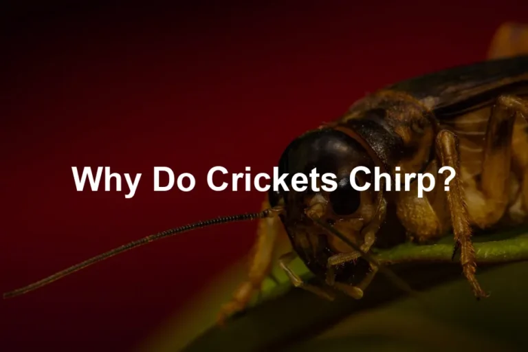 Featured image for Why Do Crickets Chirp?