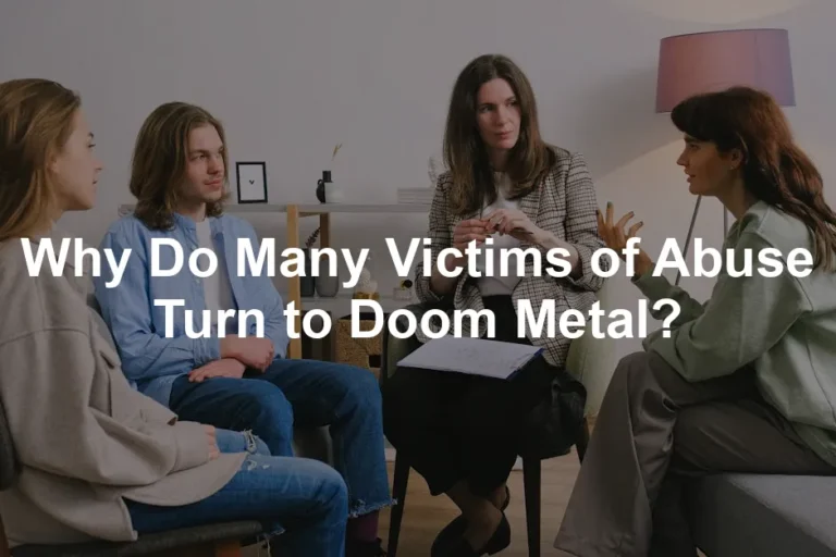 Featured image for Why Do Many Victims of Abuse Turn to Doom Metal?