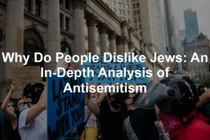 Featured image for Why Do People Dislike Jews: An In-Depth Analysis of Antisemitism