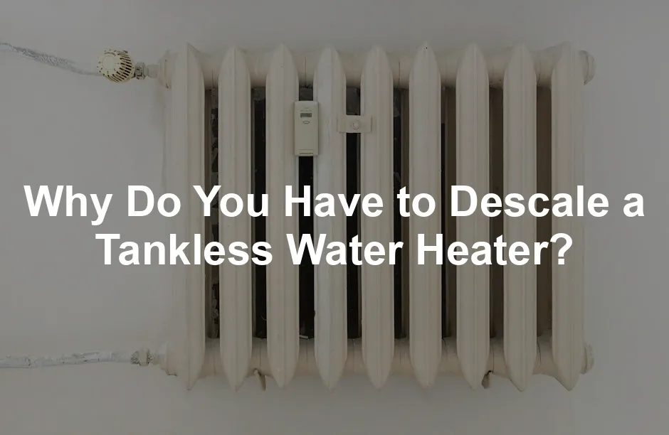 Featured image for Why Do You Have to Descale a Tankless Water Heater?