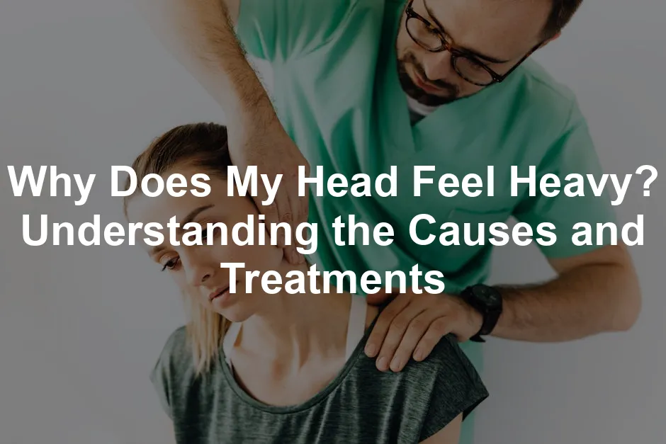 Featured image for Why Does My Head Feel Heavy? Understanding the Causes and Treatments