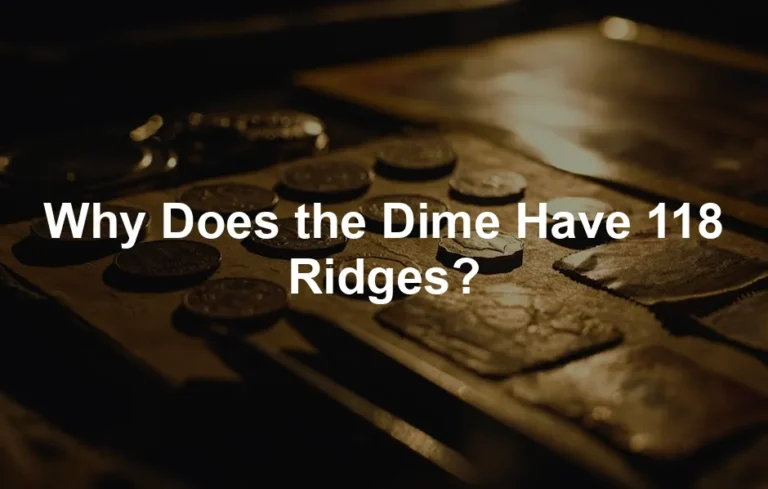 Featured image for Why Does the Dime Have 118 Ridges?