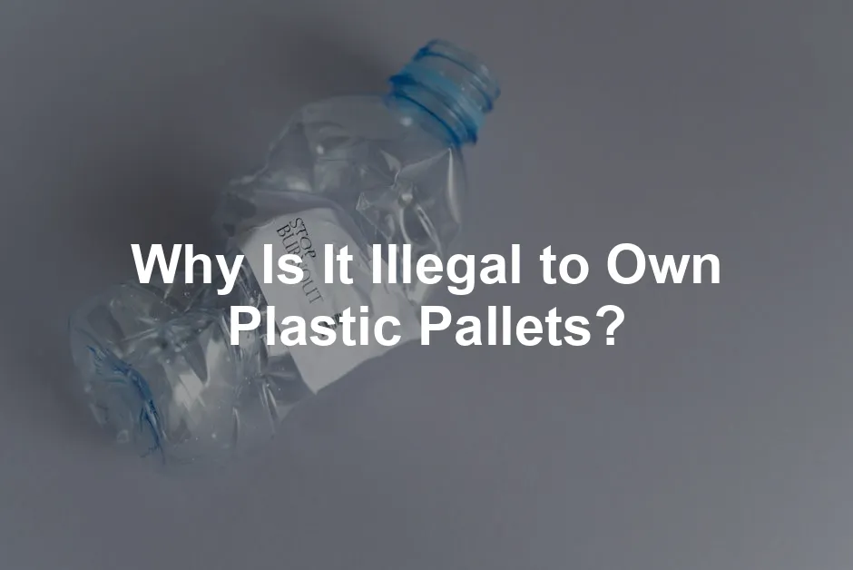 Featured image for Why Is It Illegal to Own Plastic Pallets?