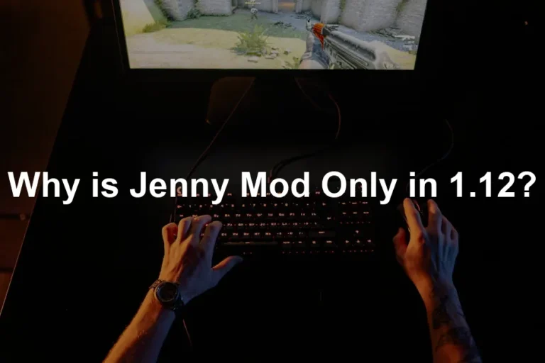 Featured image for Why is Jenny Mod Only in 1.12?