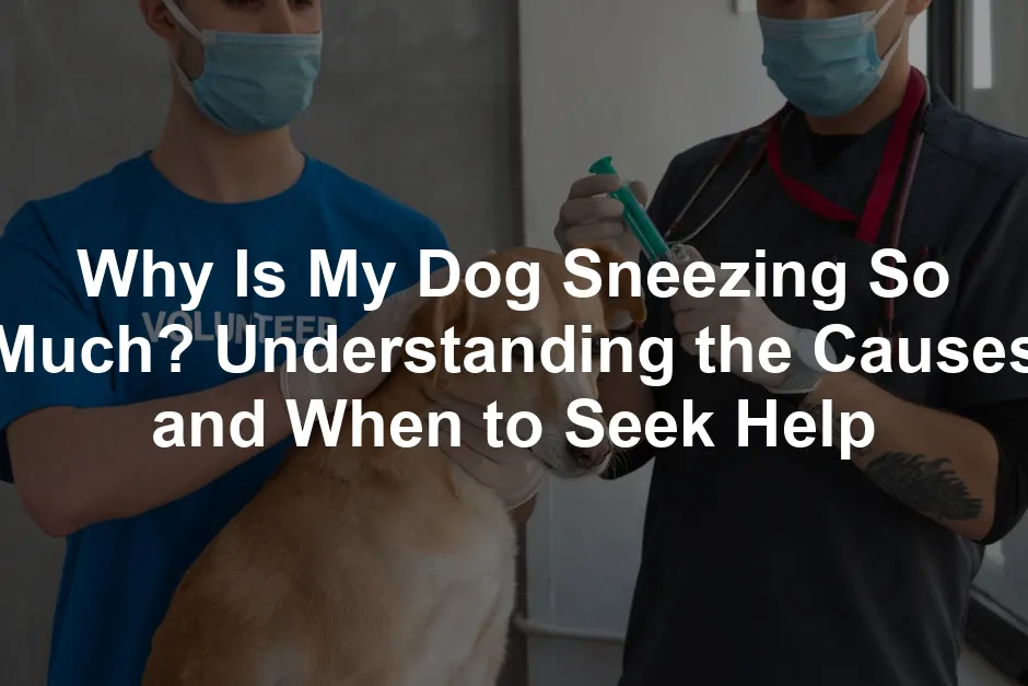 Featured image for Why Is My Dog Sneezing So Much? Understanding the Causes and When to Seek Help