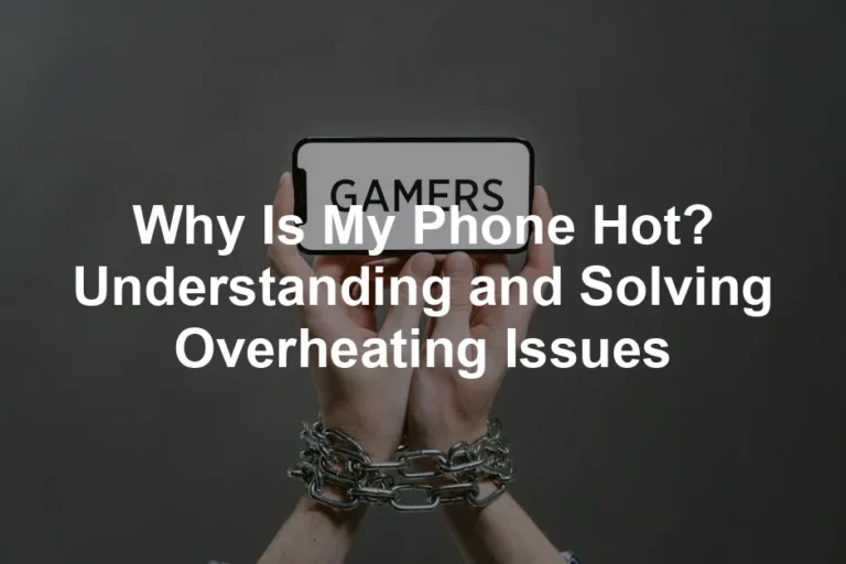 Featured image for Why Is My Phone Hot? Understanding and Solving Overheating Issues