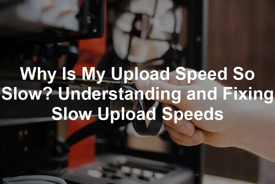 Featured image for Why Is My Upload Speed So Slow? Understanding and Fixing Slow Upload Speeds