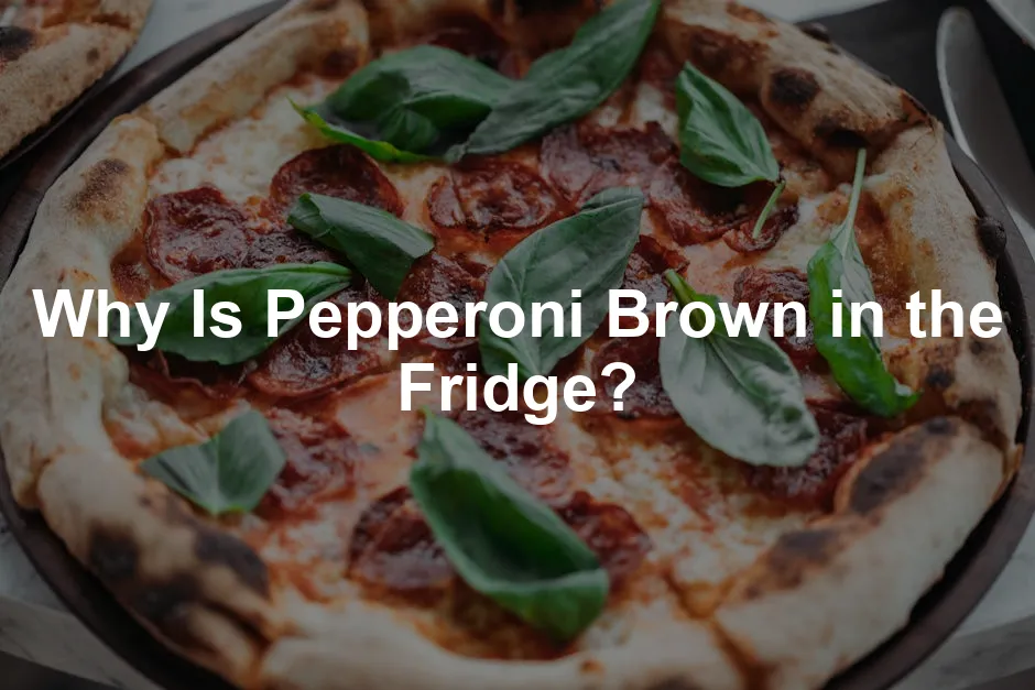 Featured image for Why Is Pepperoni Brown in the Fridge?