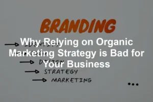 Featured image for Why Relying on Organic Marketing Strategy is Bad for Your Business
