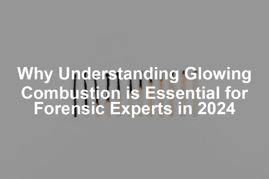 Featured image for Why Understanding Glowing Combustion is Essential for Forensic Experts in 2024